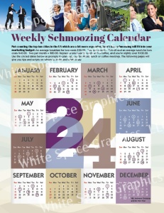 2024 schmoozing calendar