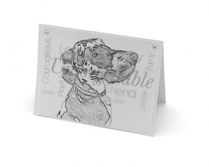 Great Dane blank all-occasion pet notecard with envelope