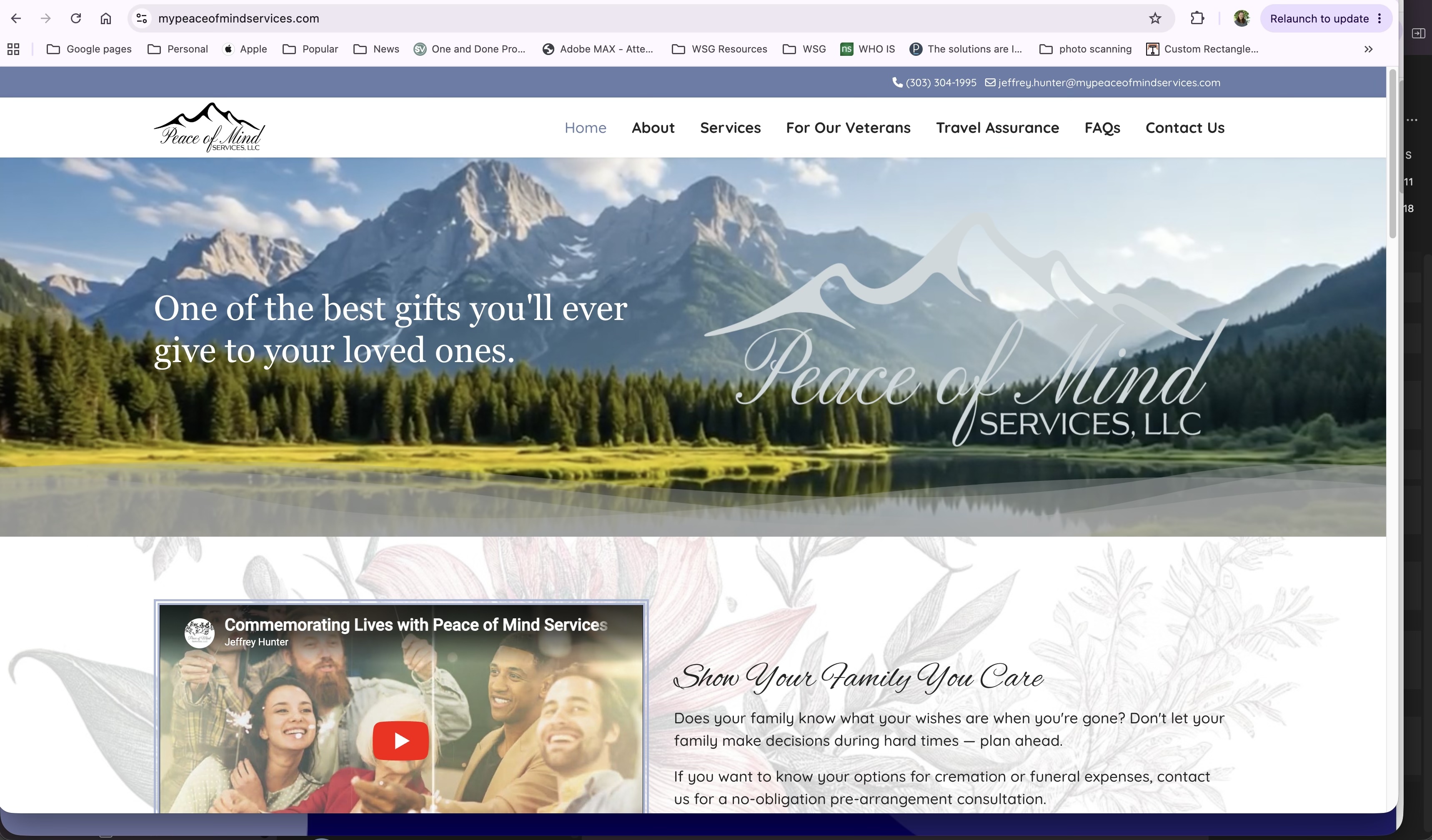 Peace of Mind Services Peace of Mind Services